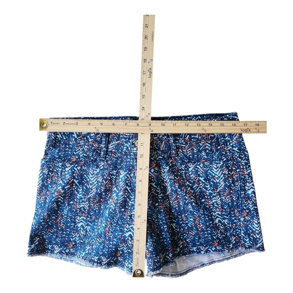 Levis Colorful Fringe Cut Off Denim Shorts 12 31 - Picture 5 of 6